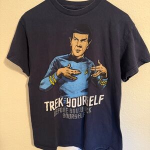 Star Trek Navy Blue Short sleeve T-shirt Size Medium